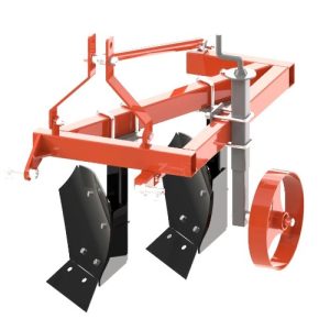 3-point linkage plow and harrow implements for G25 compact crawler tiller dry land cultivation.