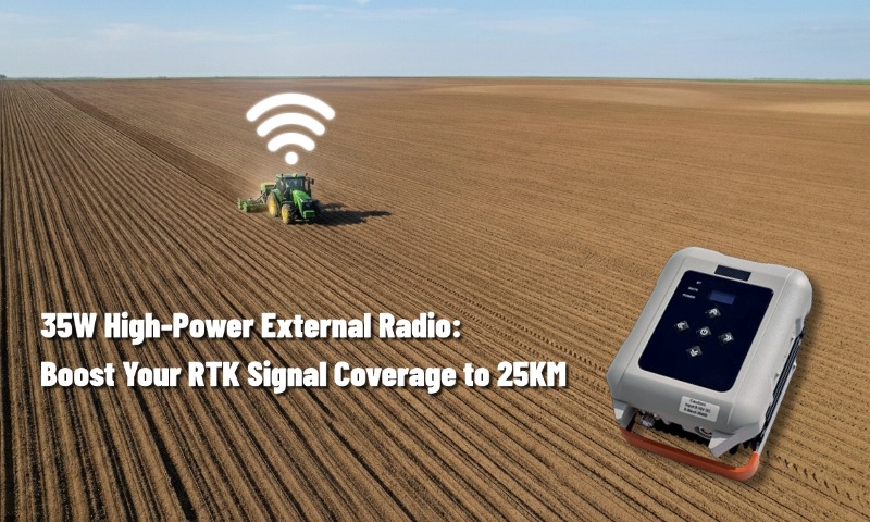 Booster Radio Rig 35W RTK External Radio | 25KM Long Range Signal Booster